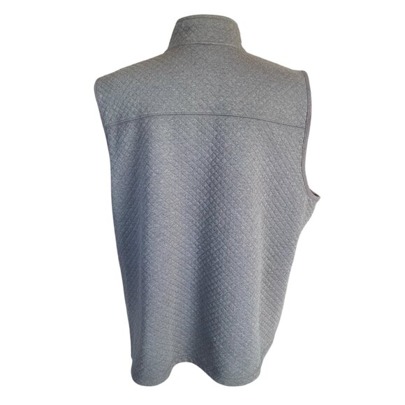 Laura Scott XL Petite gray sleeveless zip up vest with pockets women's - Picture 4 of 9